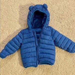 Boys or girls blue puffy jacket 2T